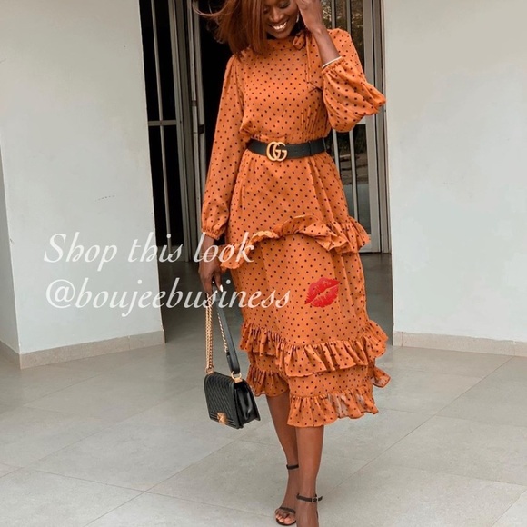 ZARA BNWT Polka Dot Dress with Ruffles - Picture 5 of 9